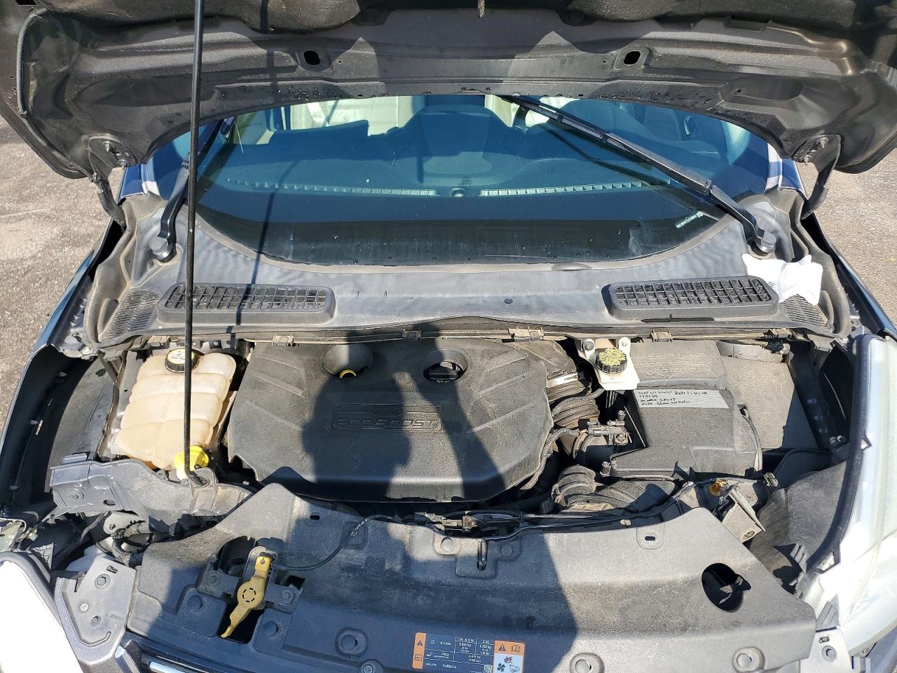 2013 Ford Escape Sel Gray vin: 1FMCU0H97DUD48568