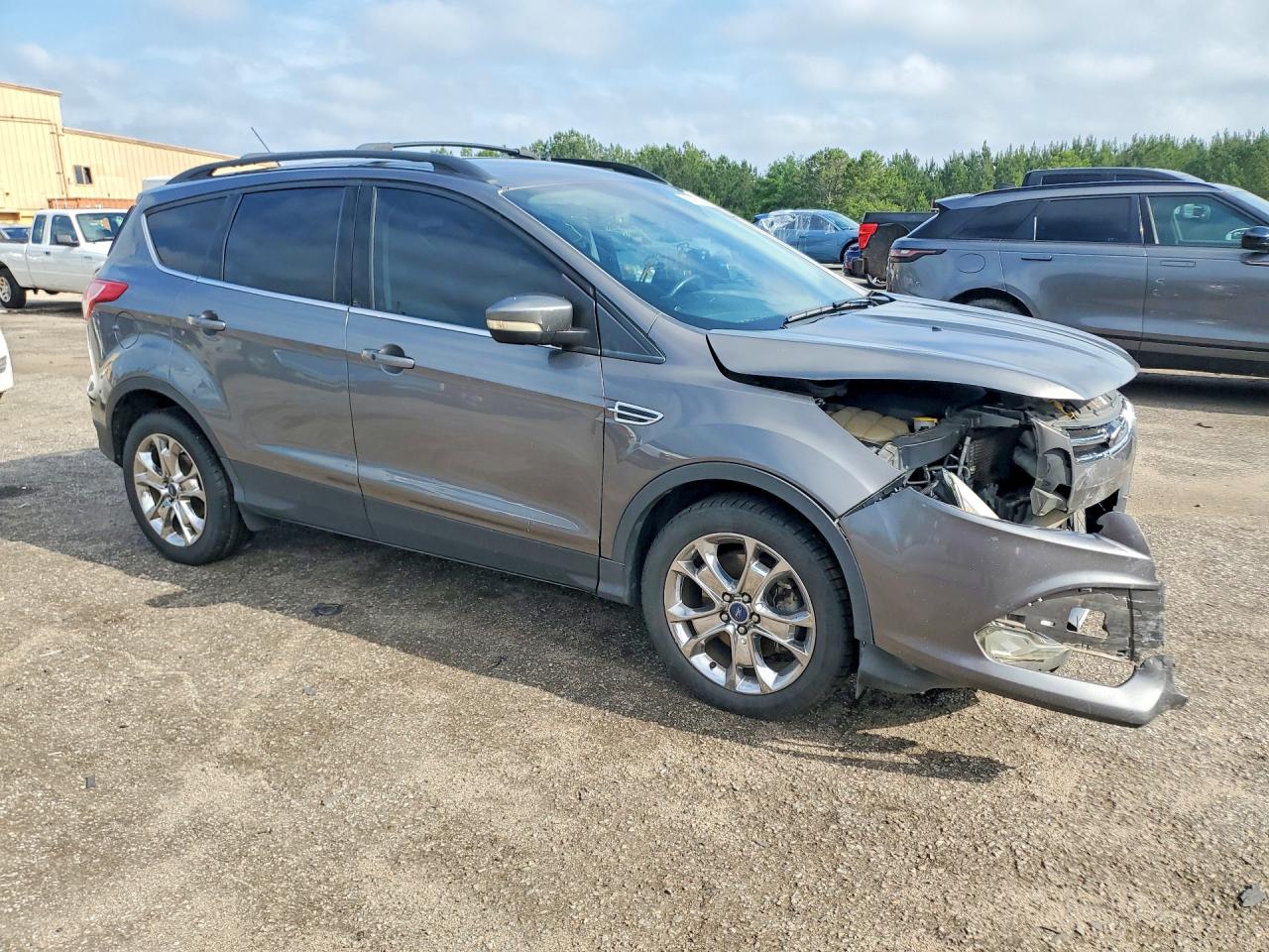 2013 Ford Escape Sel Gray vin: 1FMCU0H97DUD48568