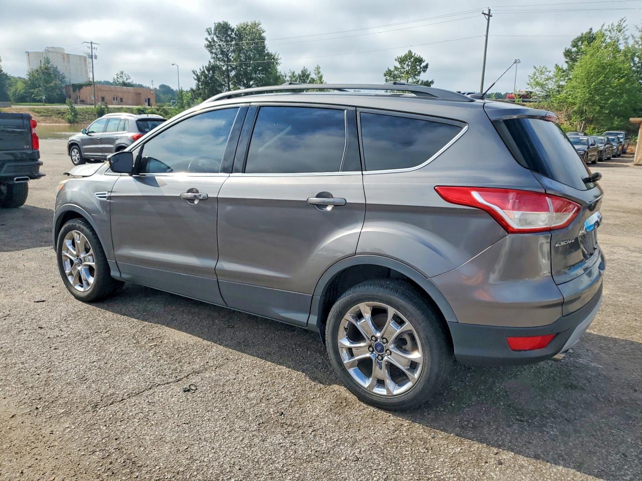 2013 Ford Escape Sel Gray vin: 1FMCU0H97DUD48568