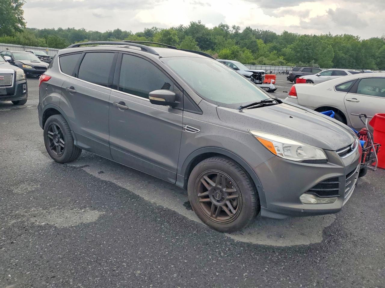 2013 Ford Escape Sel Gray vin: 1FMCU0H97DUD83997