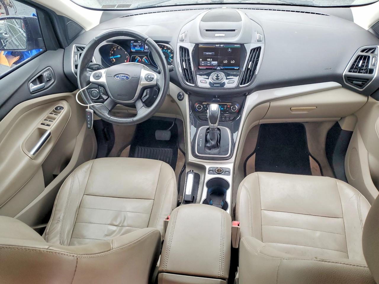 2013 Ford Escape Sel Gray vin: 1FMCU0H97DUD83997