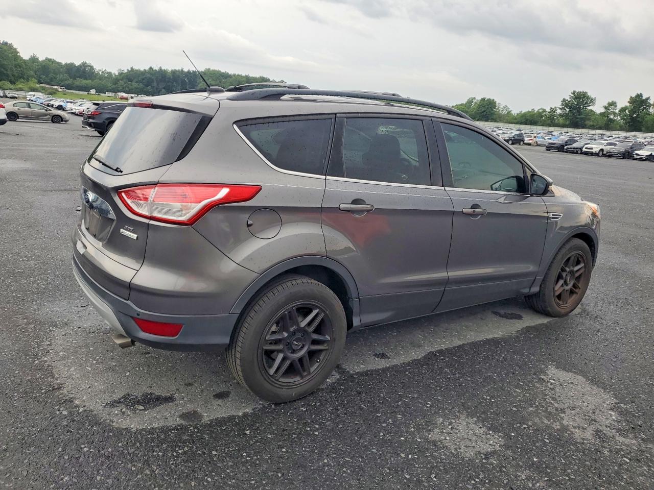 2013 Ford Escape Sel Gray vin: 1FMCU0H97DUD83997