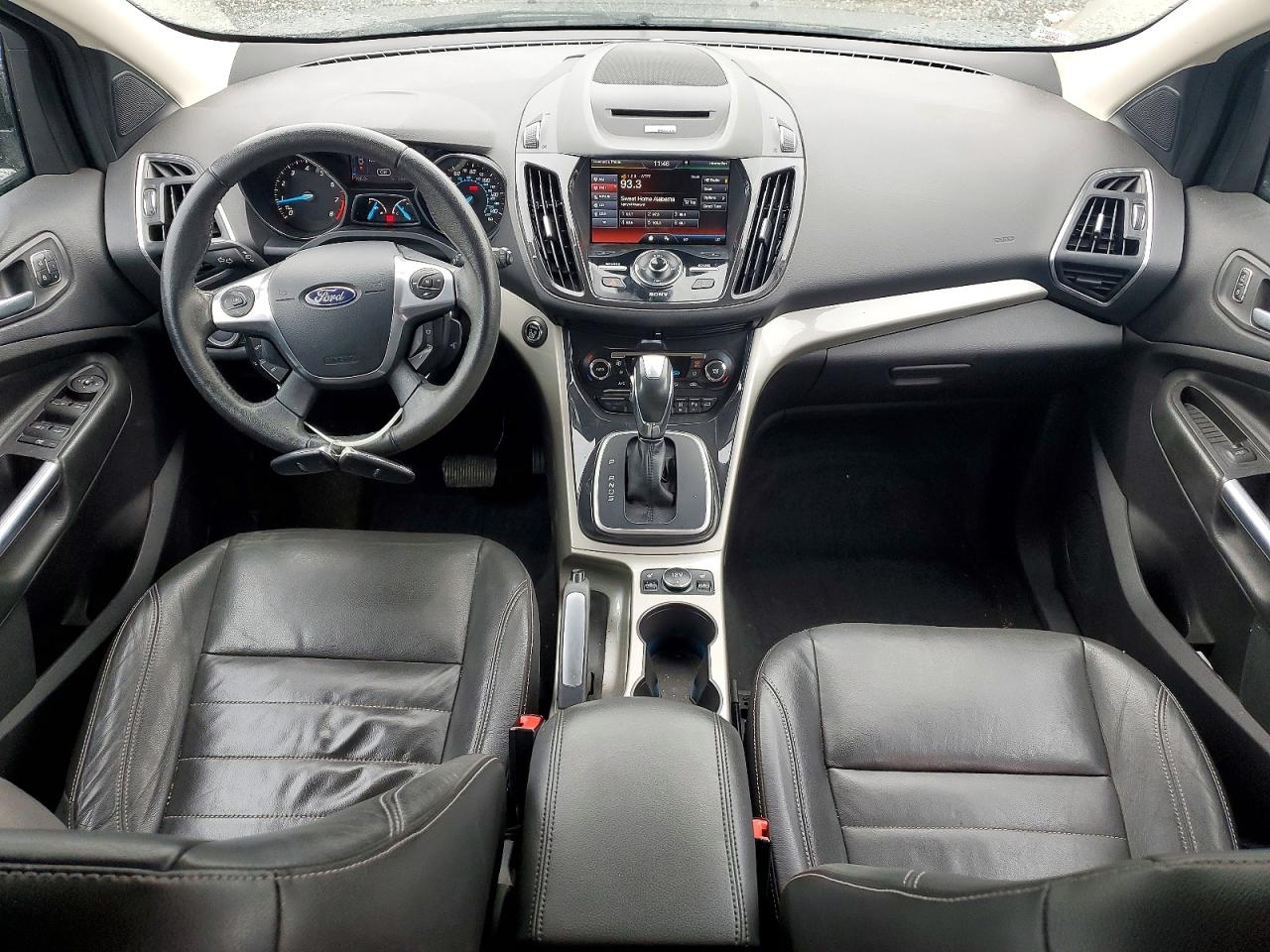 2013 Ford Escape Sel Black vin: 1FMCU0H98DUB36097