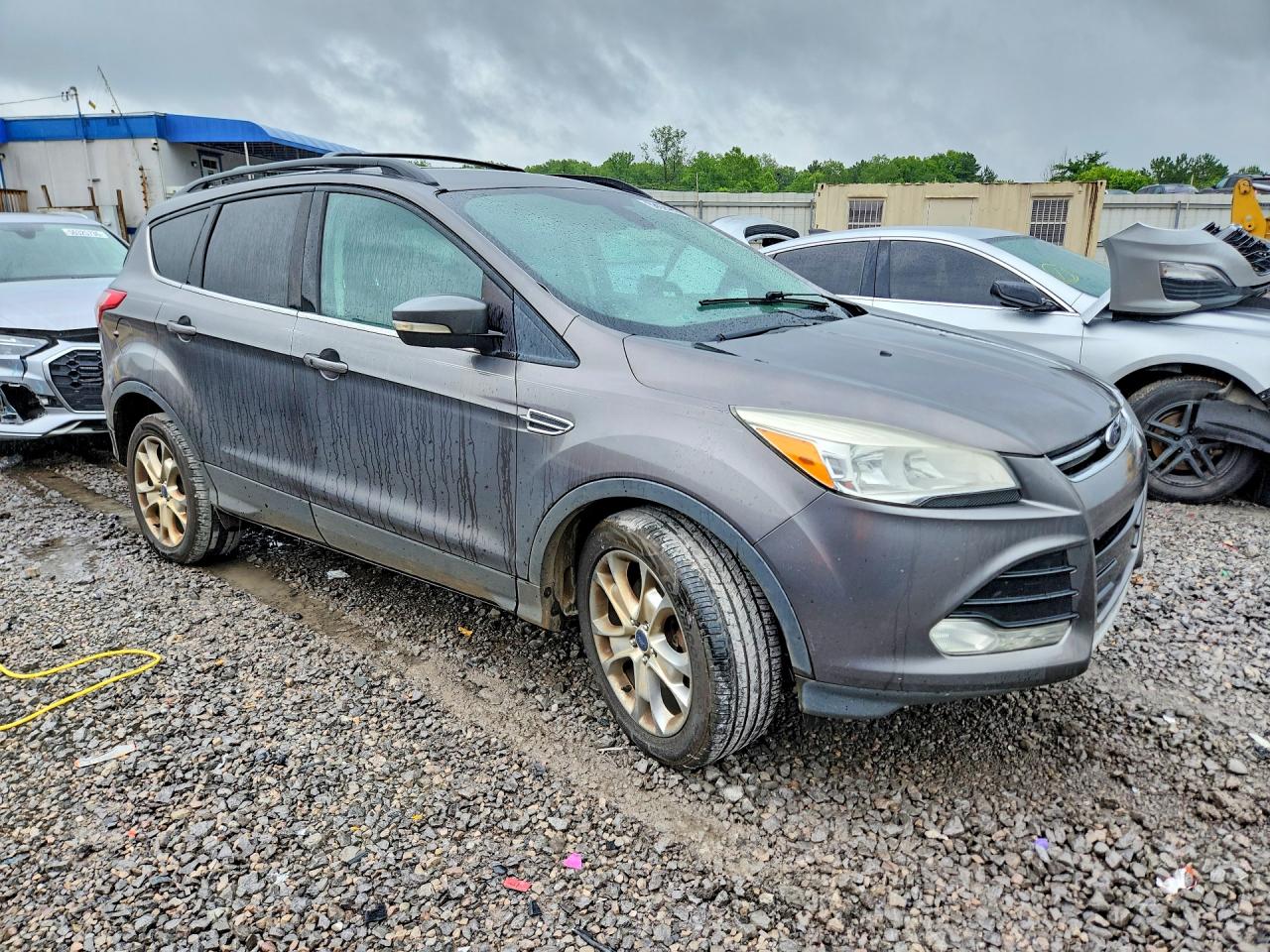2013 Ford Escape Phev Серебряный vin: 1FMCU0H98DUD52290