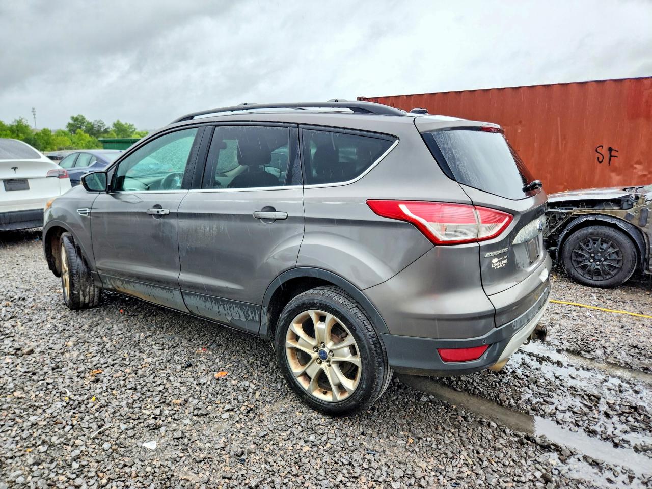 2013 Ford Escape Phev Серебряный vin: 1FMCU0H98DUD52290