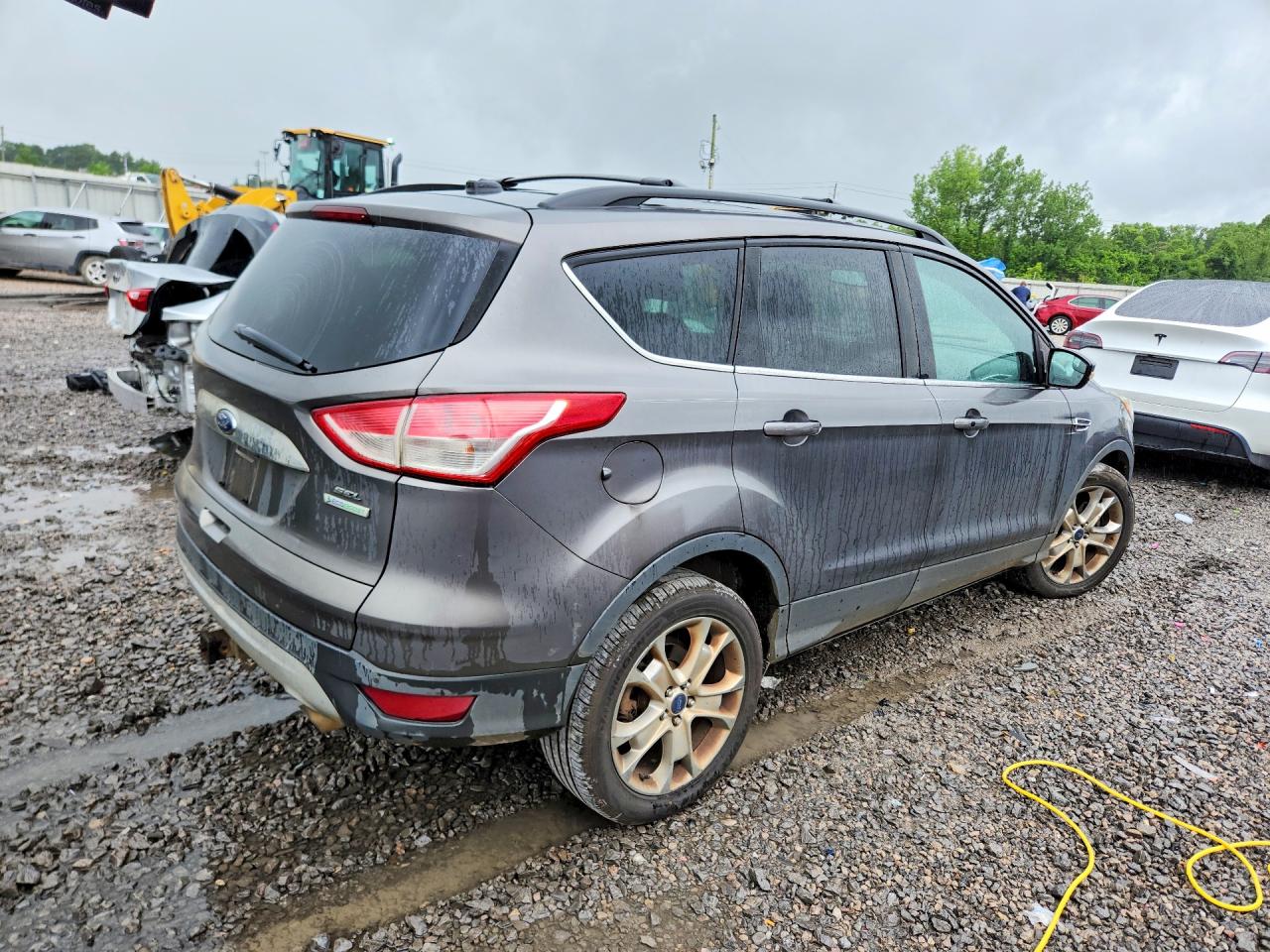 2013 Ford Escape Phev Серебряный vin: 1FMCU0H98DUD52290