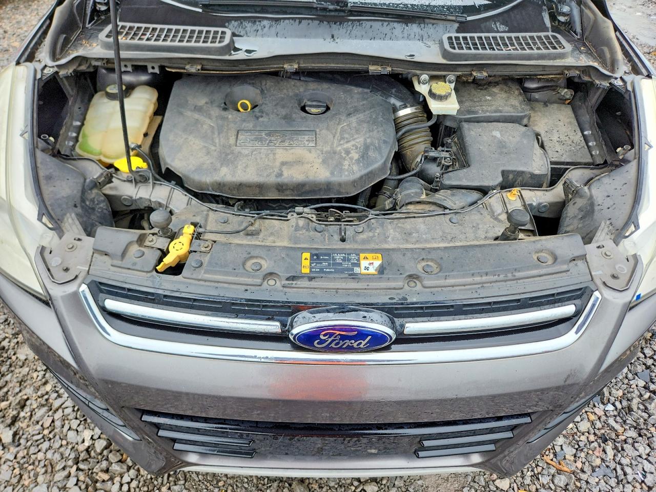 2013 Ford Escape Phev Серебряный vin: 1FMCU0H98DUD52290