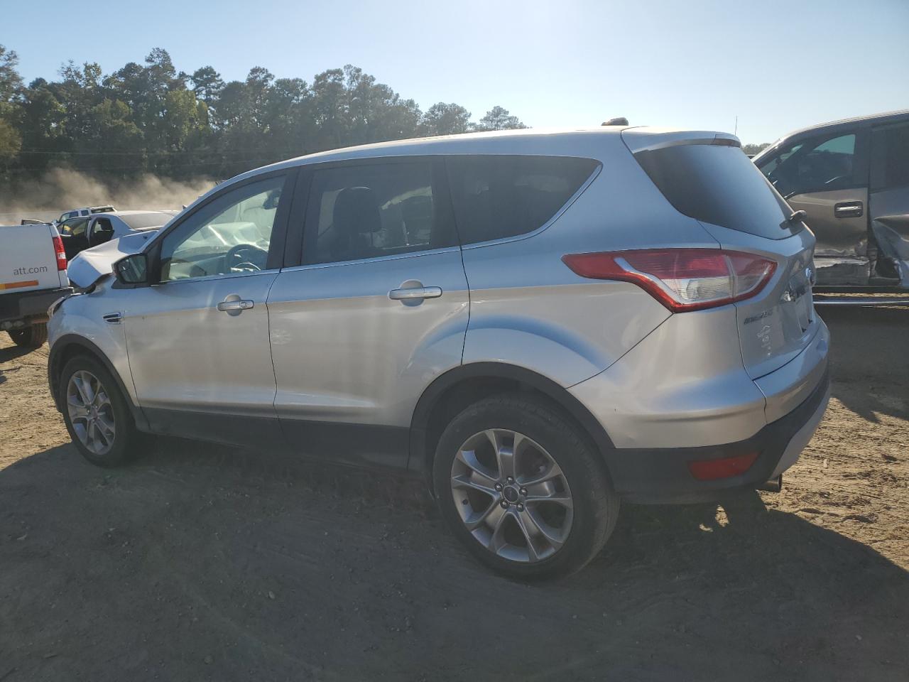 2013 Ford Escape Sel Silver vin: 1FMCU0H99DUA79702