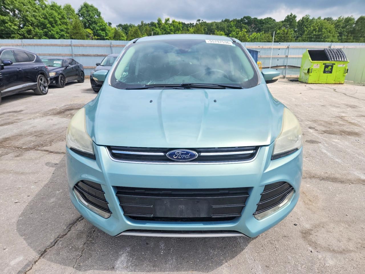 2013 Ford Escape Sel Blue vin: 1FMCU0H99DUA87587