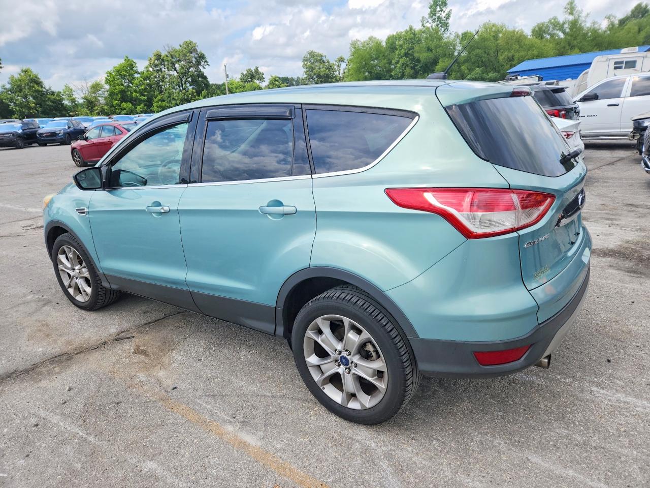 2013 Ford Escape Sel Blue vin: 1FMCU0H99DUA87587