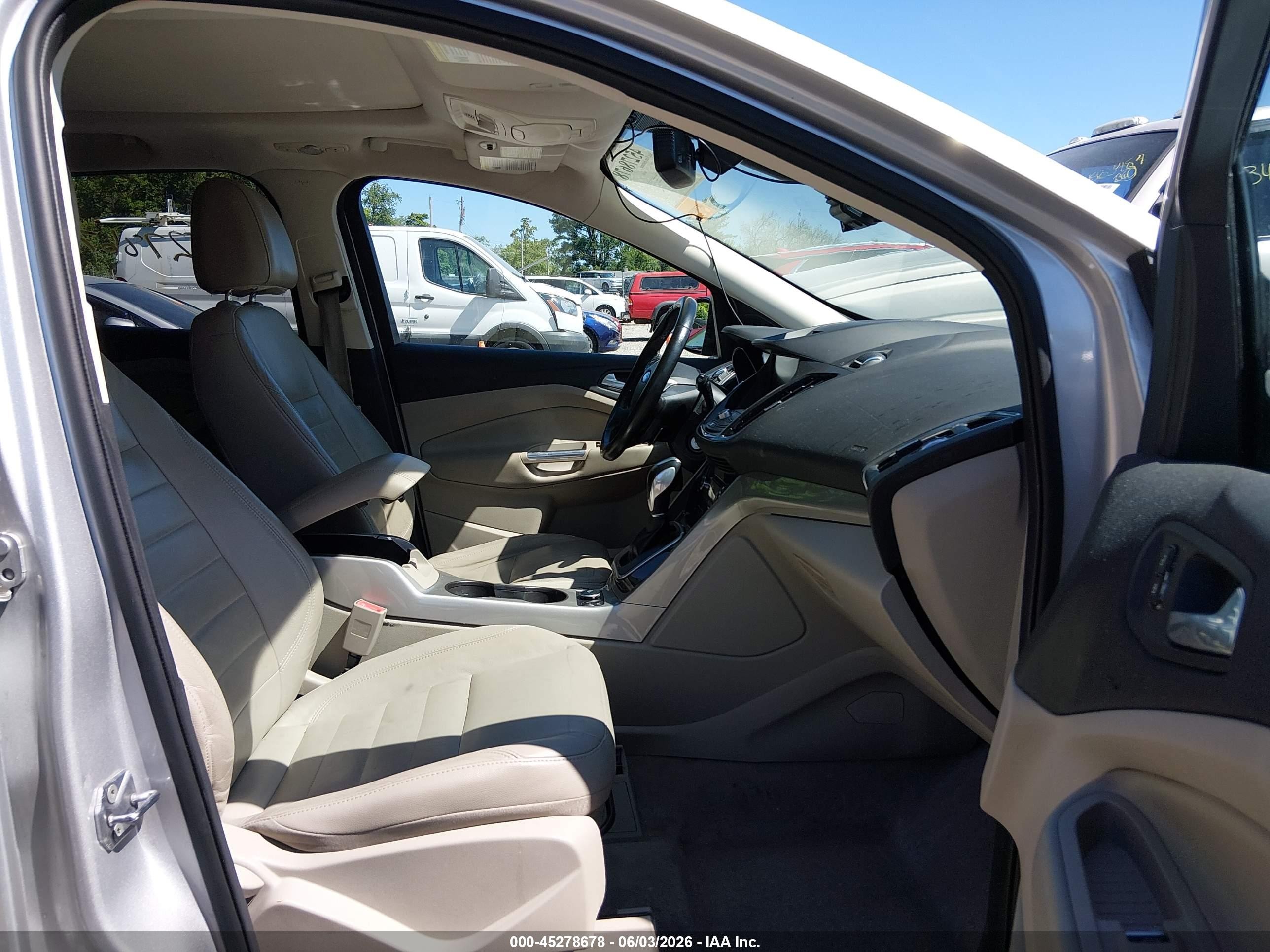 2013 Ford Escape Sel Silver vin: 1FMCU0H99DUB29935
