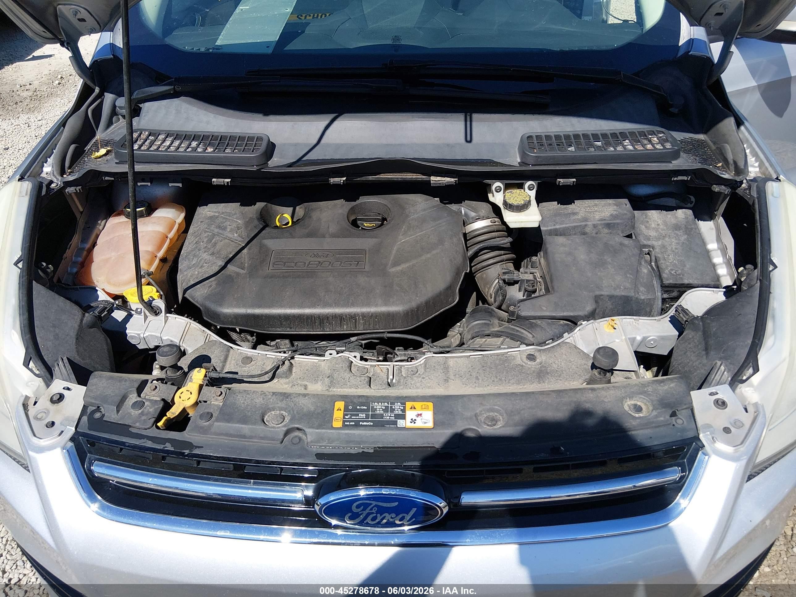 2013 Ford Escape Sel Silver vin: 1FMCU0H99DUB29935