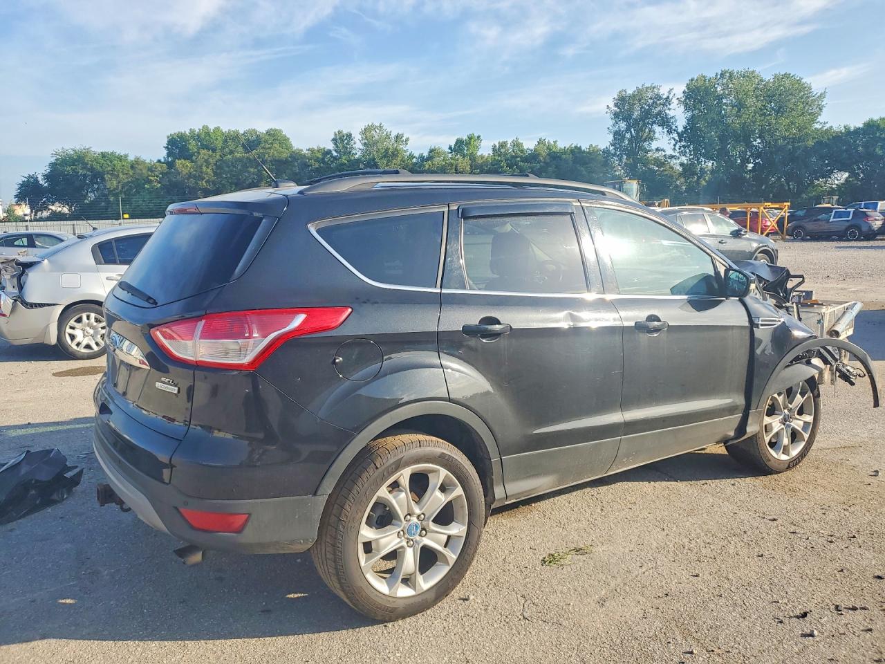 2013 Ford Escape Sel Черный vin: 1FMCU0H99DUB52924