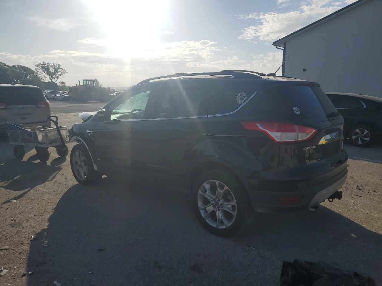 2013 Ford Escape Sel Черный vin: 1FMCU0H99DUB52924