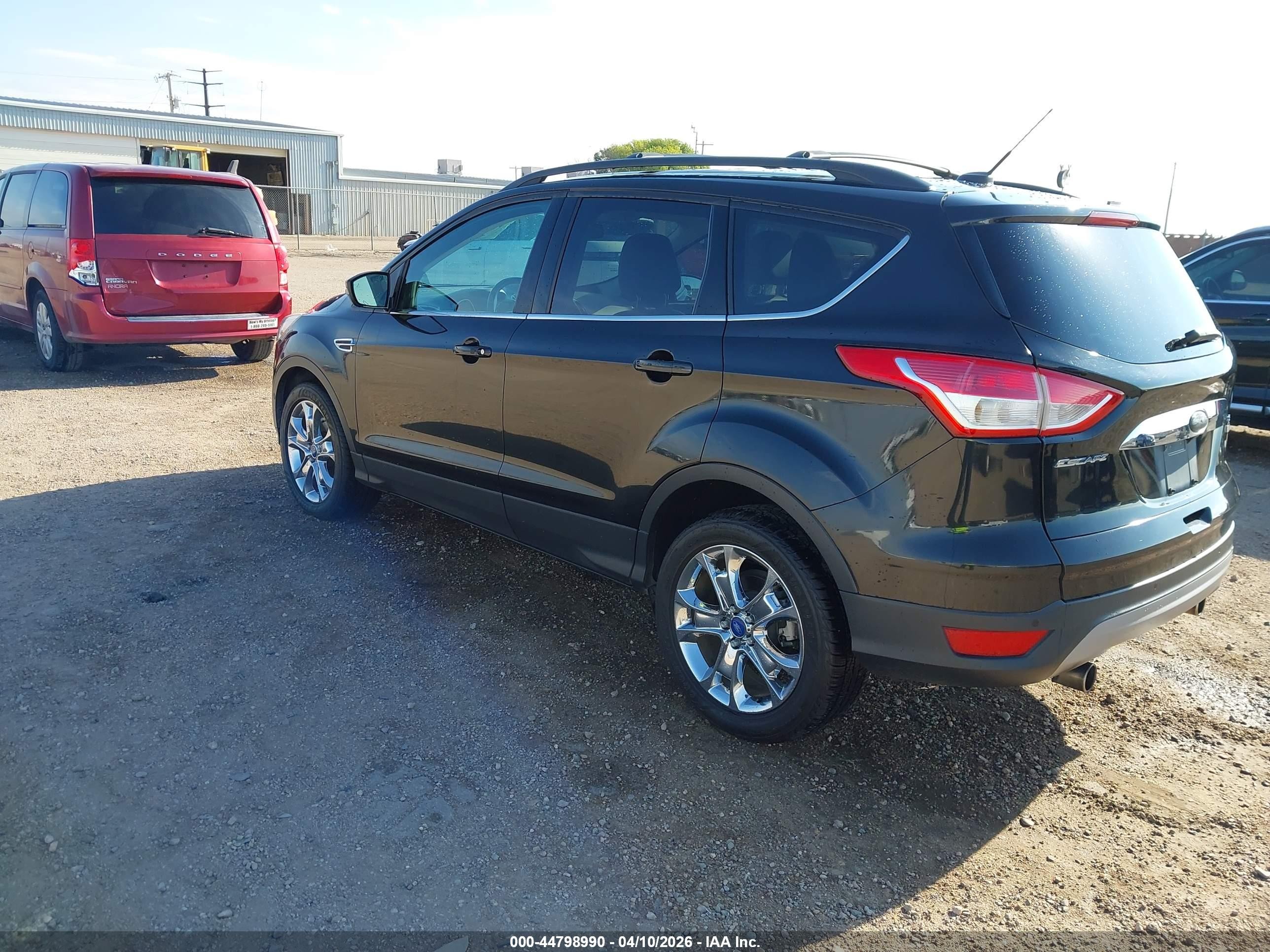 2013 Ford Escape Sel Black vin: 1FMCU0H99DUC34250