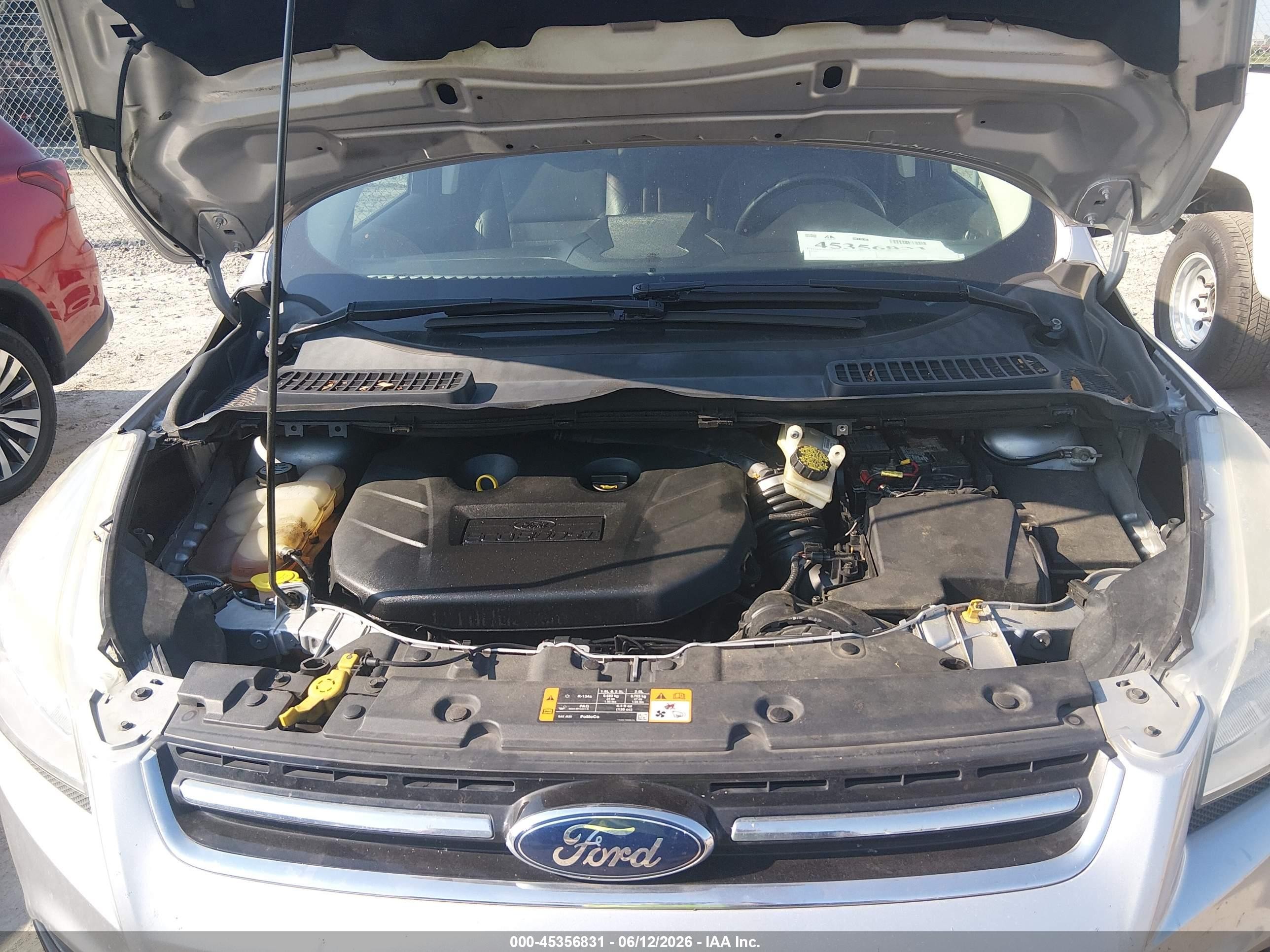 2013 Ford Escape Sel Silver vin: 1FMCU0H99DUC47340