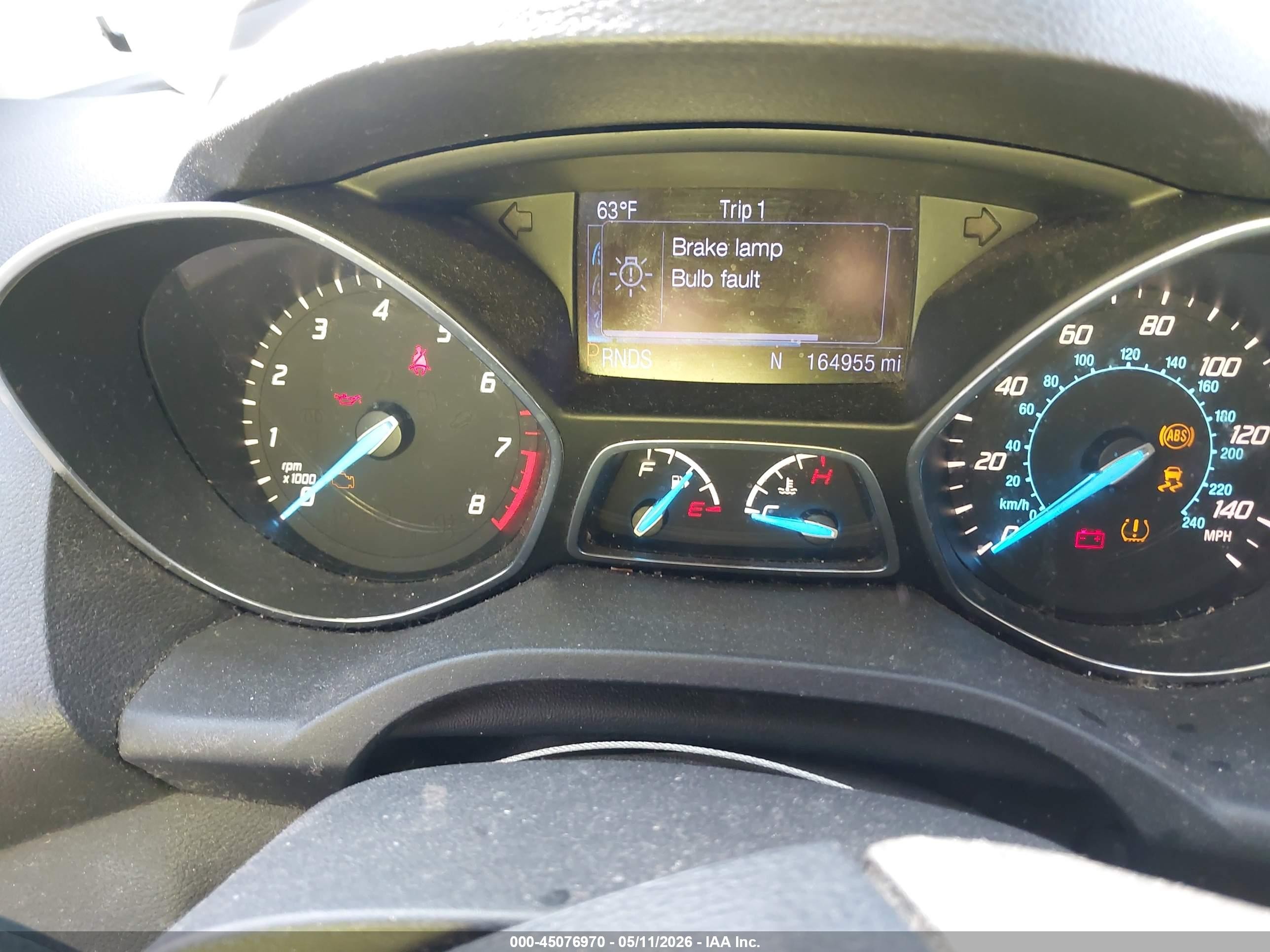2013 Ford Escape Sel Gray vin: 1FMCU0H99DUC62937