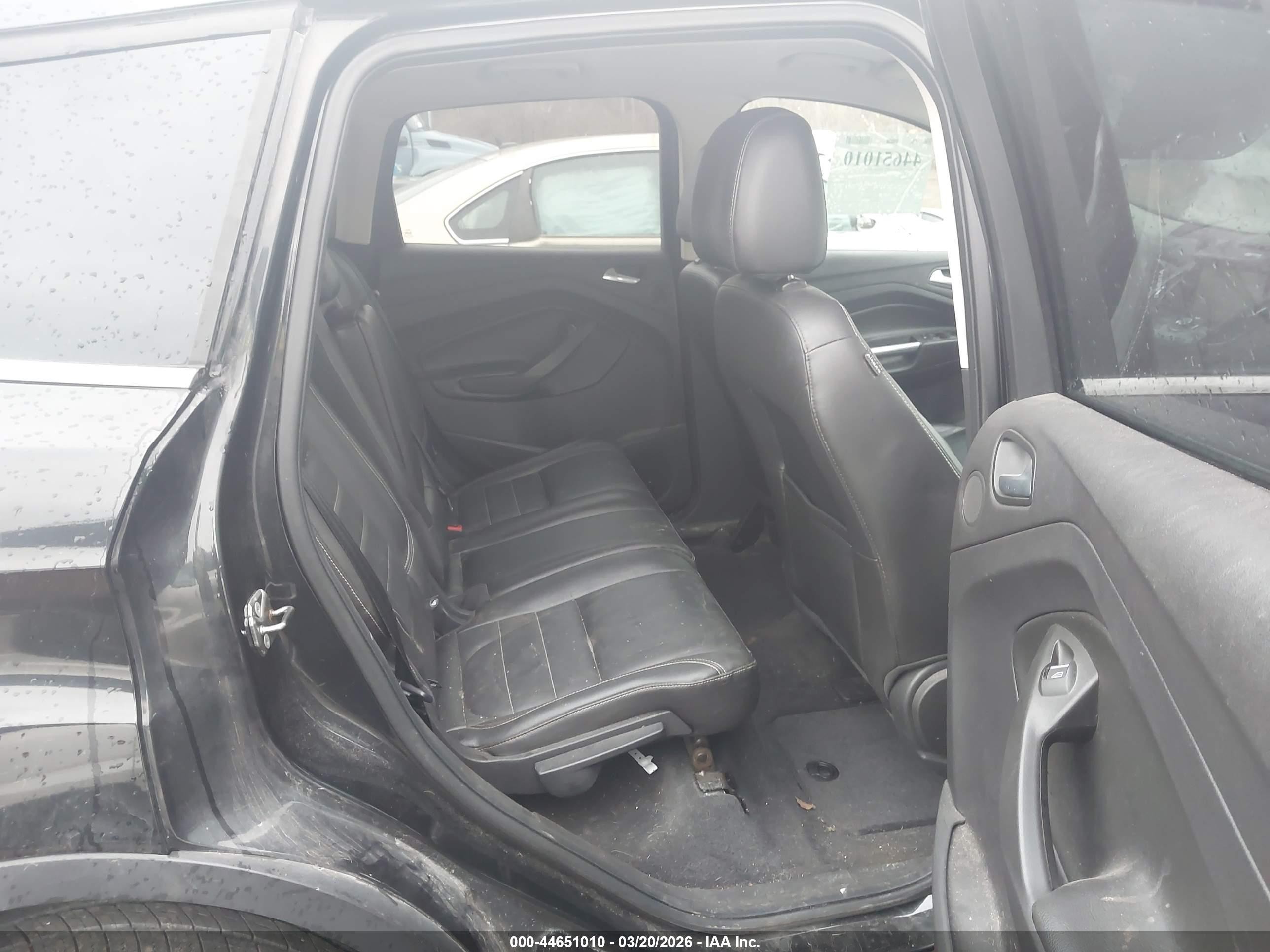 2013 Ford Escape Sel Black vin: 1FMCU0H99DUC69855