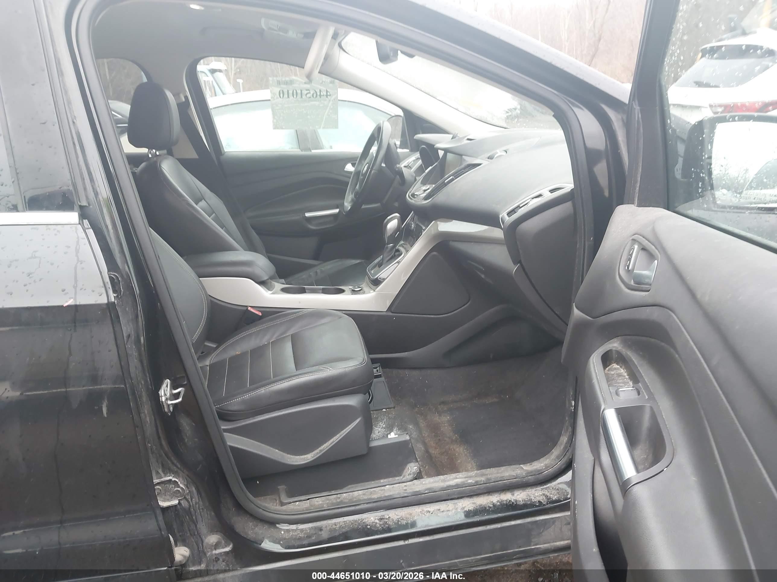 2013 Ford Escape Sel Black vin: 1FMCU0H99DUC69855