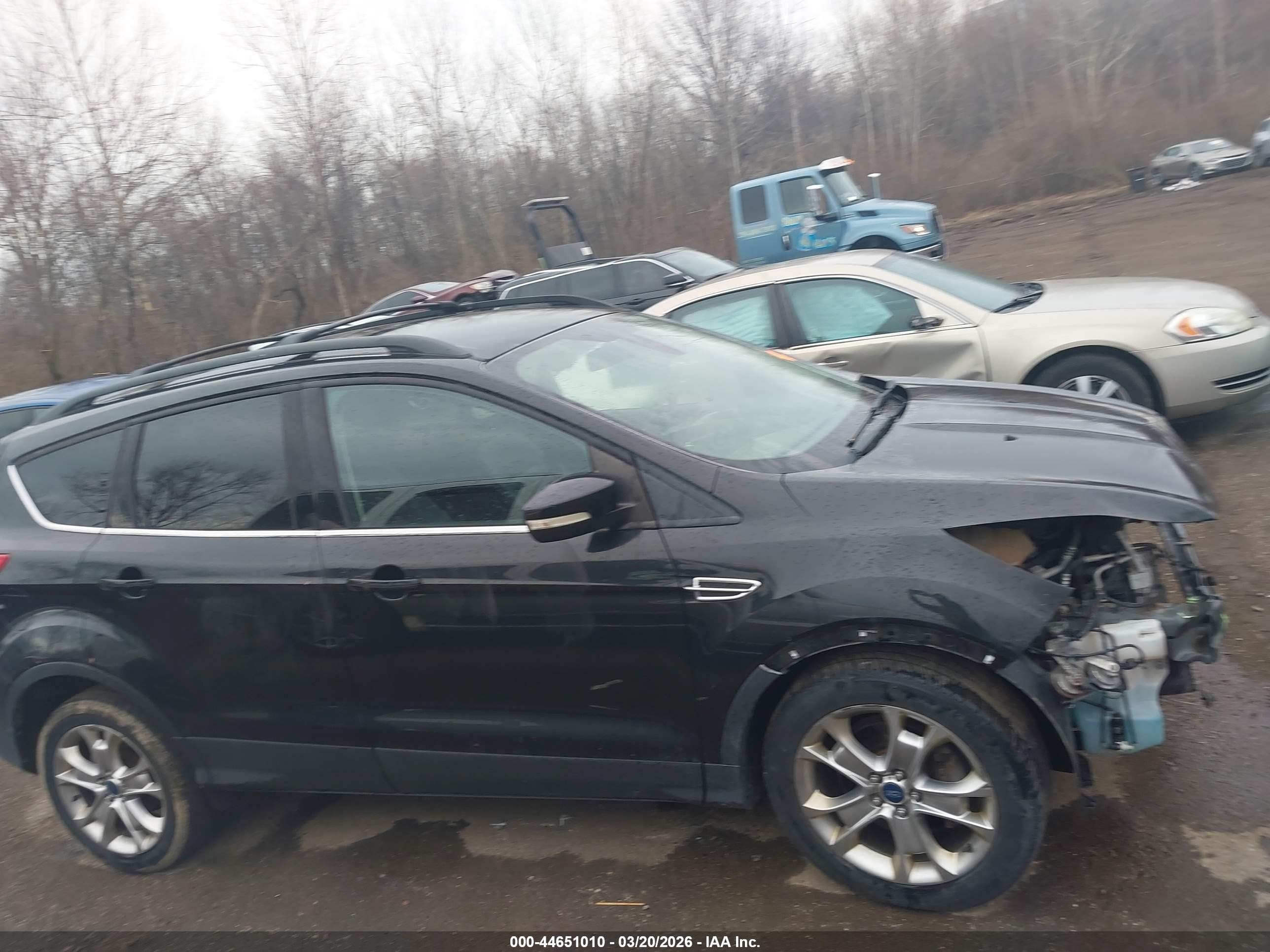 2013 Ford Escape Sel Black vin: 1FMCU0H99DUC69855