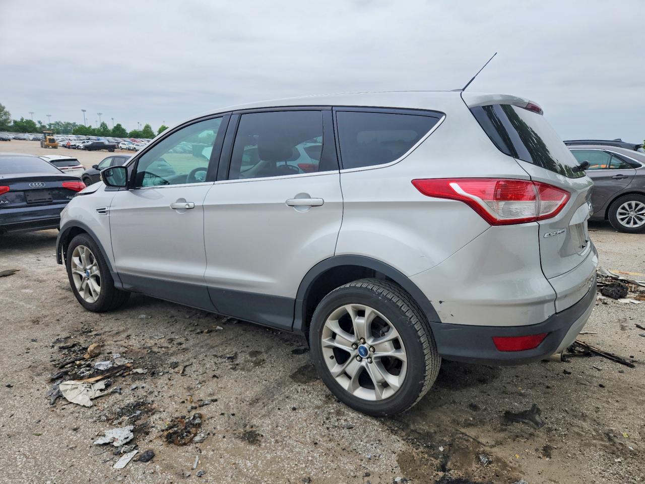 2013 Ford Escape Sel Серебряный vin: 1FMCU0H99DUC79611
