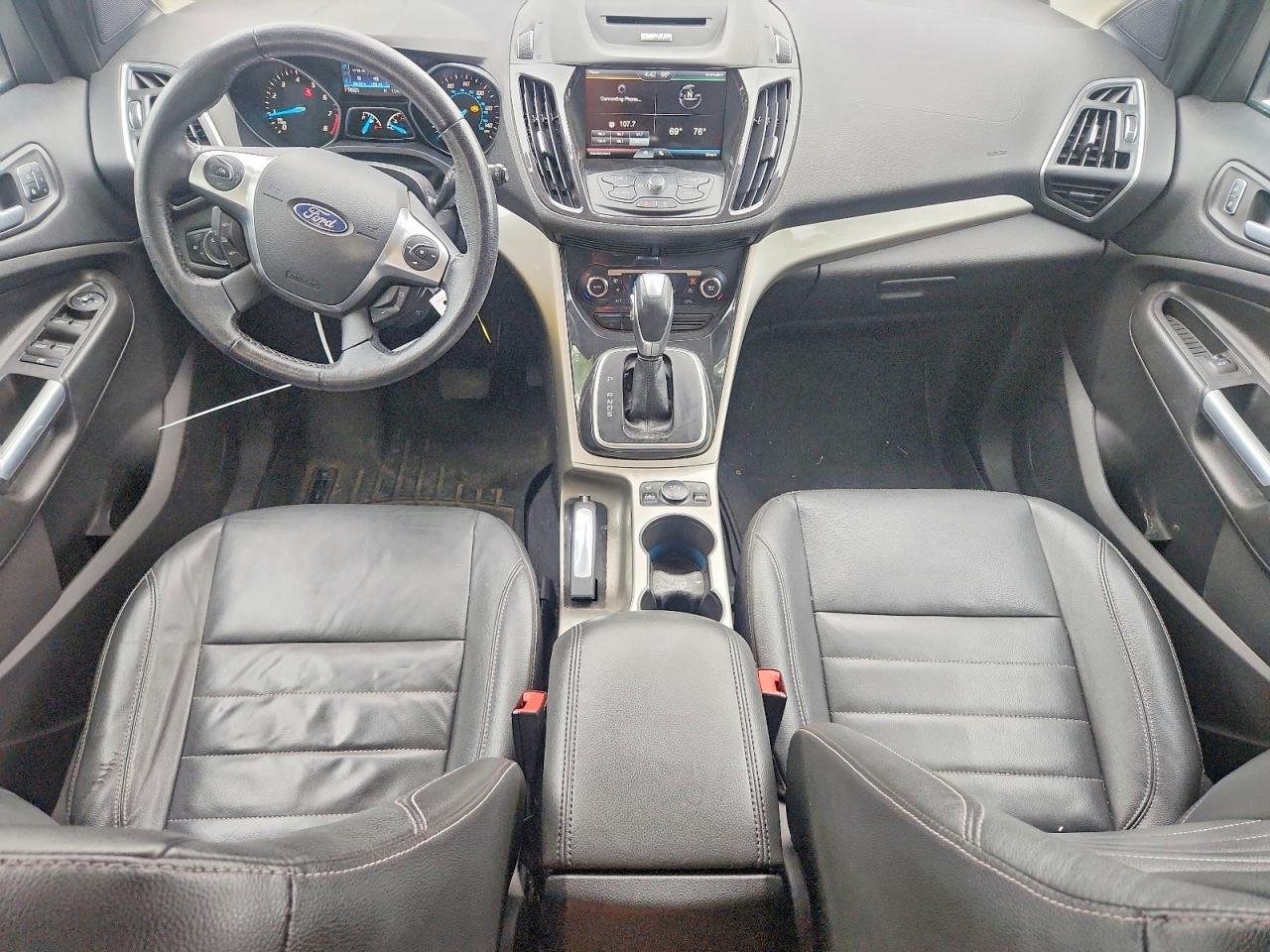 2013 Ford Escape Sel Серебряный vin: 1FMCU0H99DUC79611