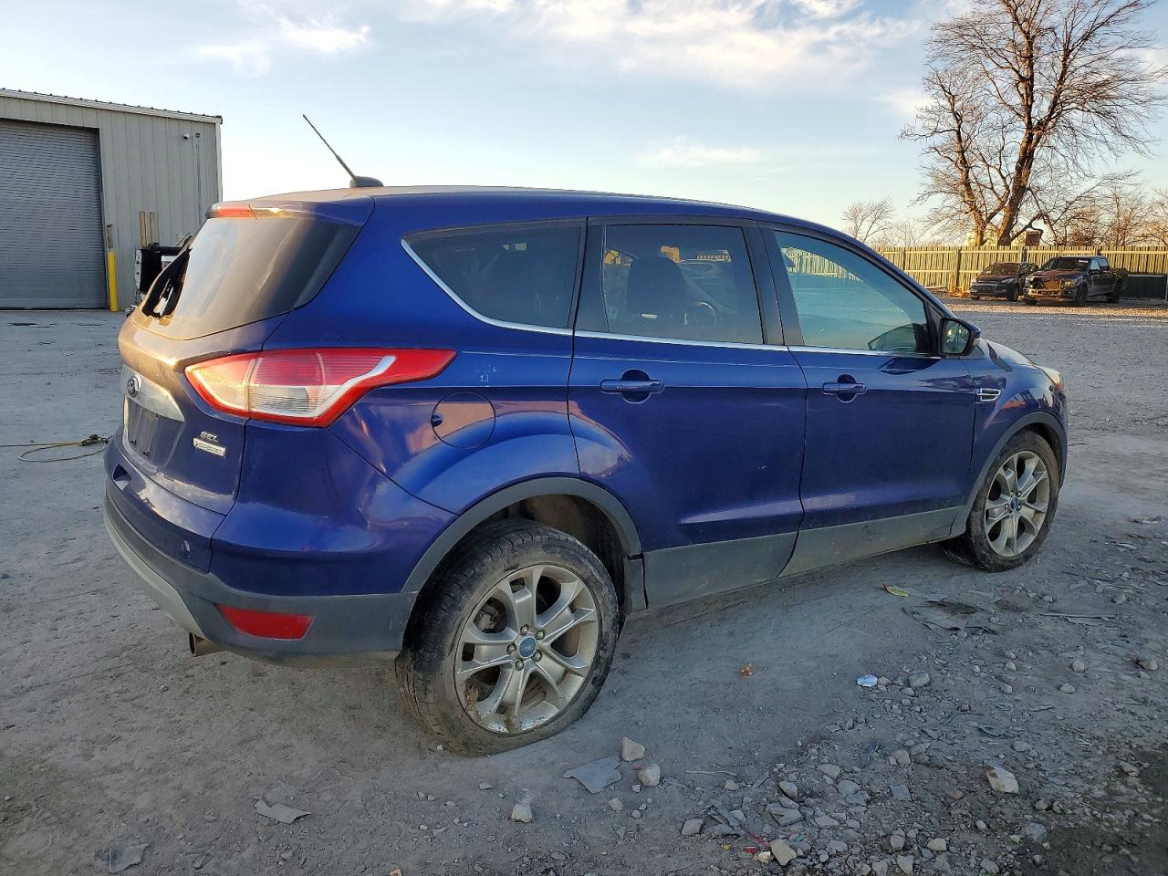 2013 Ford Escape Sel Blue vin: 1FMCU0H99DUC88261
