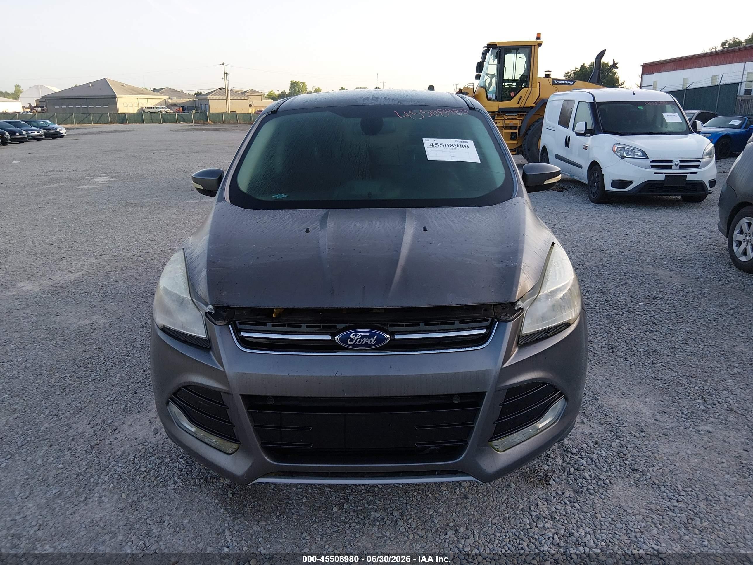 2013 Ford Escape Sel Gray vin: 1FMCU0H99DUD35515