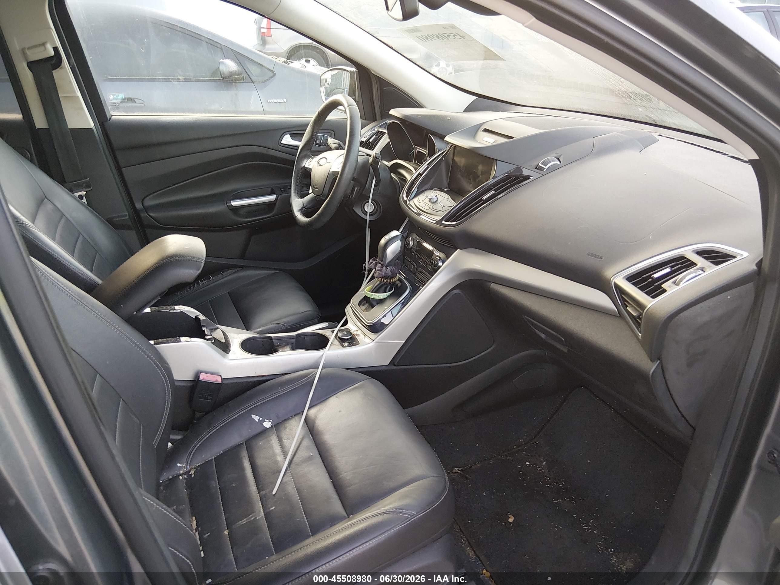 2013 Ford Escape Sel Gray vin: 1FMCU0H99DUD35515