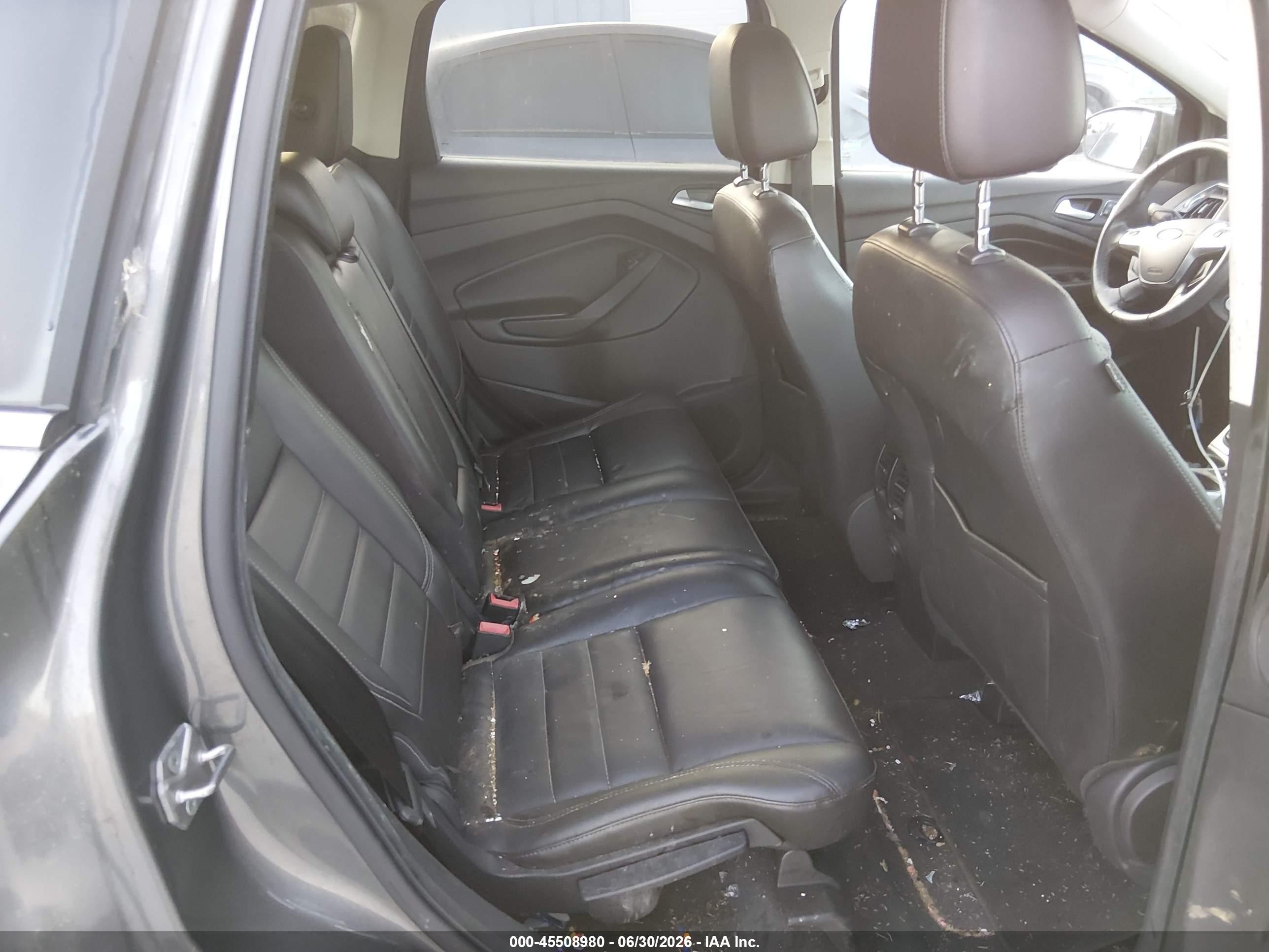 2013 Ford Escape Sel Gray vin: 1FMCU0H99DUD35515