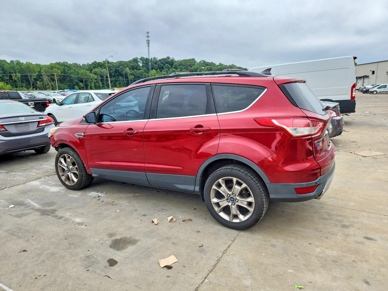 2013 Ford Escape Sel Бордовый vin: 1FMCU0H99DUD77019