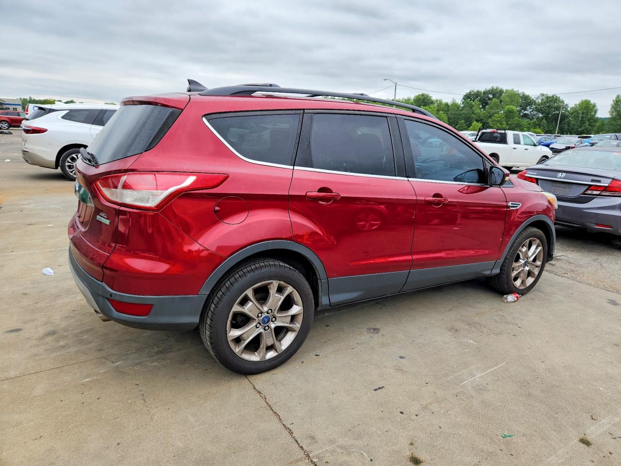 2013 Ford Escape Sel Бордовый vin: 1FMCU0H99DUD77019