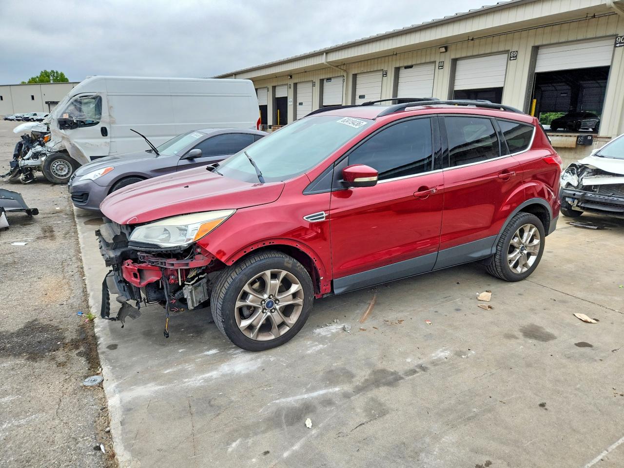 2013 Ford Escape Sel Бордовый vin: 1FMCU0H99DUD77019
