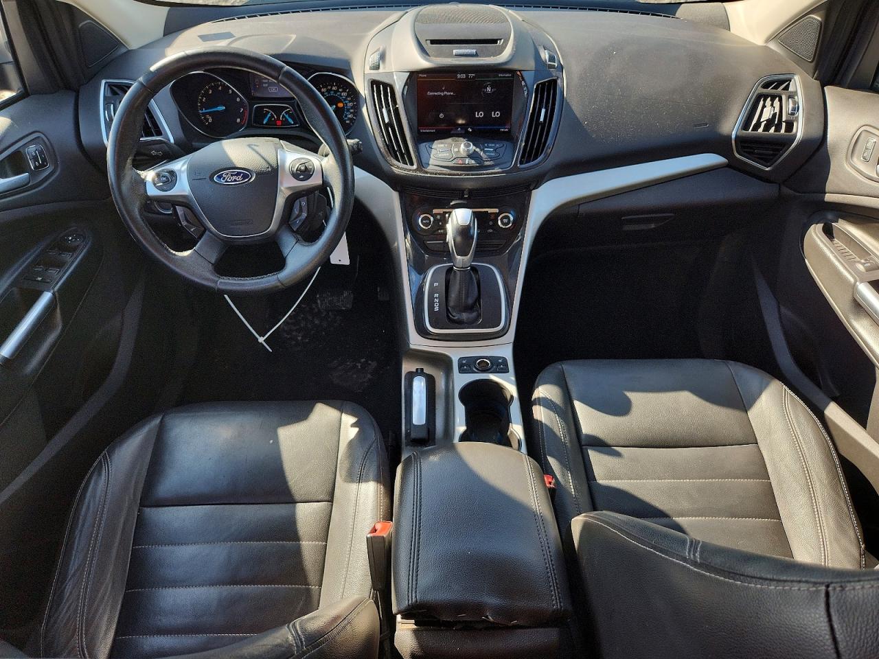 2013 Ford Escape Sel Silver vin: 1FMCU0H9XDUA79241