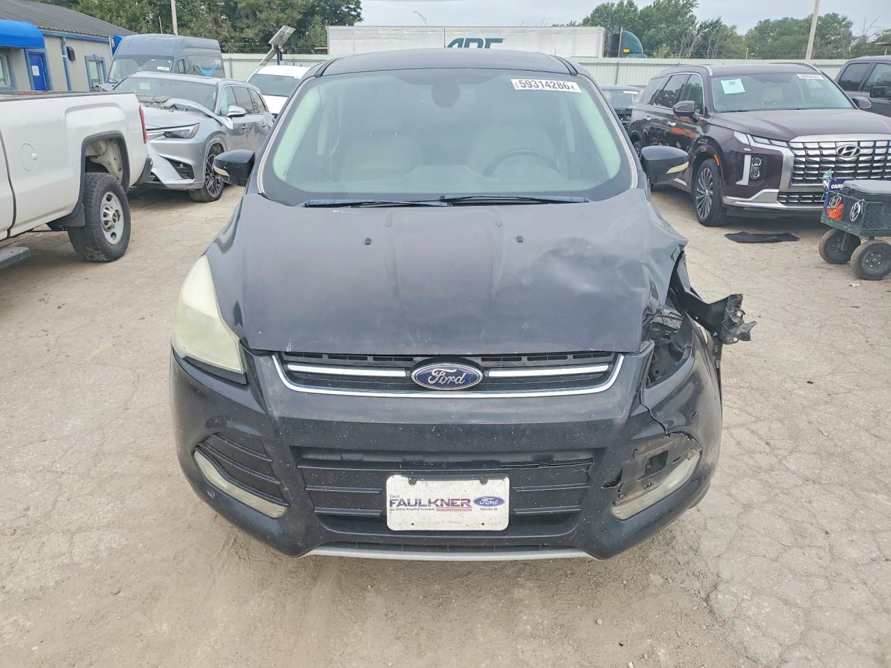 2013 Ford Escape Sel Black vin: 1FMCU0H9XDUC56399