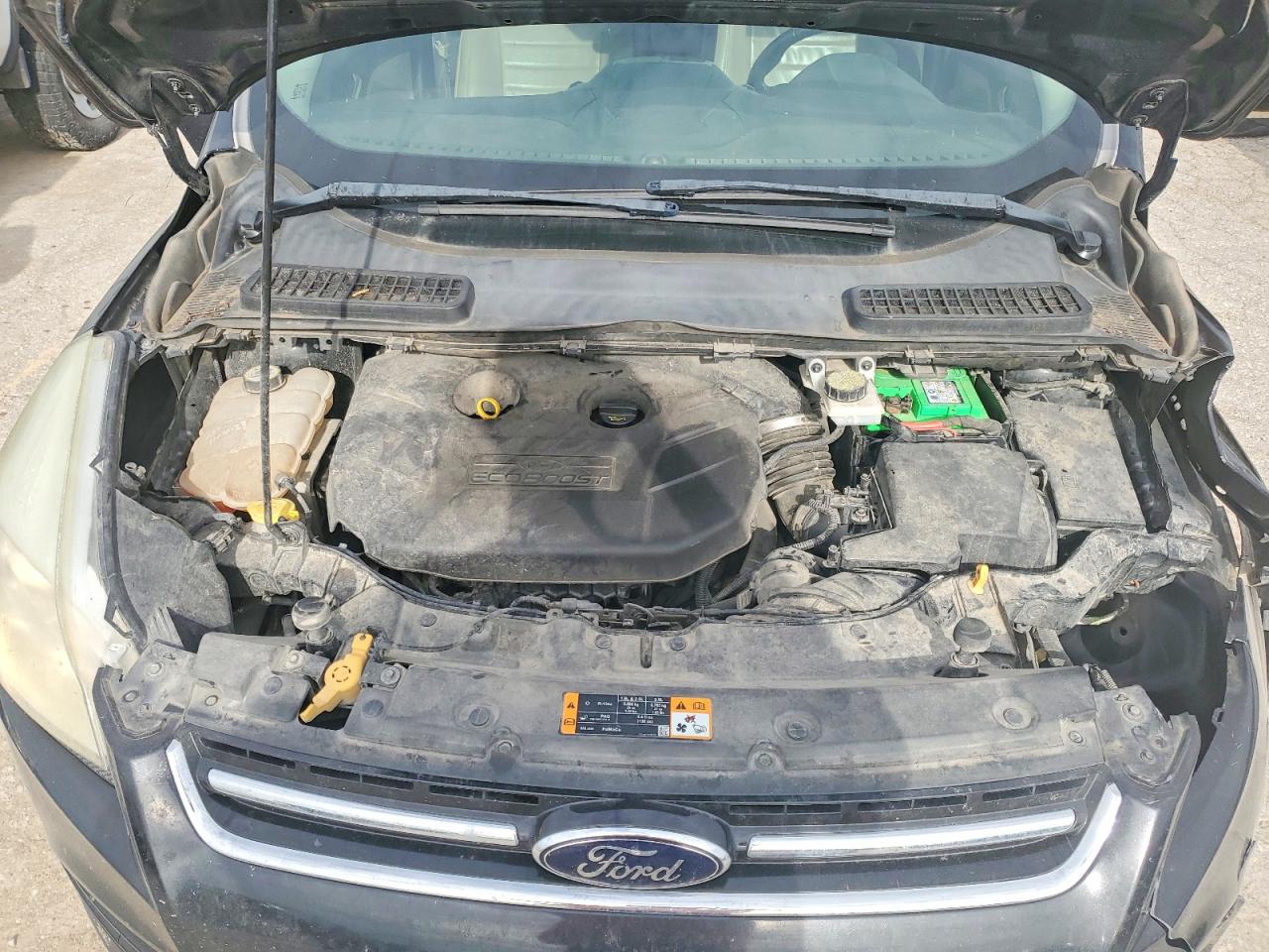 2013 Ford Escape Sel Black vin: 1FMCU0H9XDUC56399