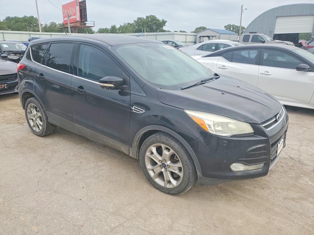 2013 Ford Escape Sel Black vin: 1FMCU0H9XDUC56399