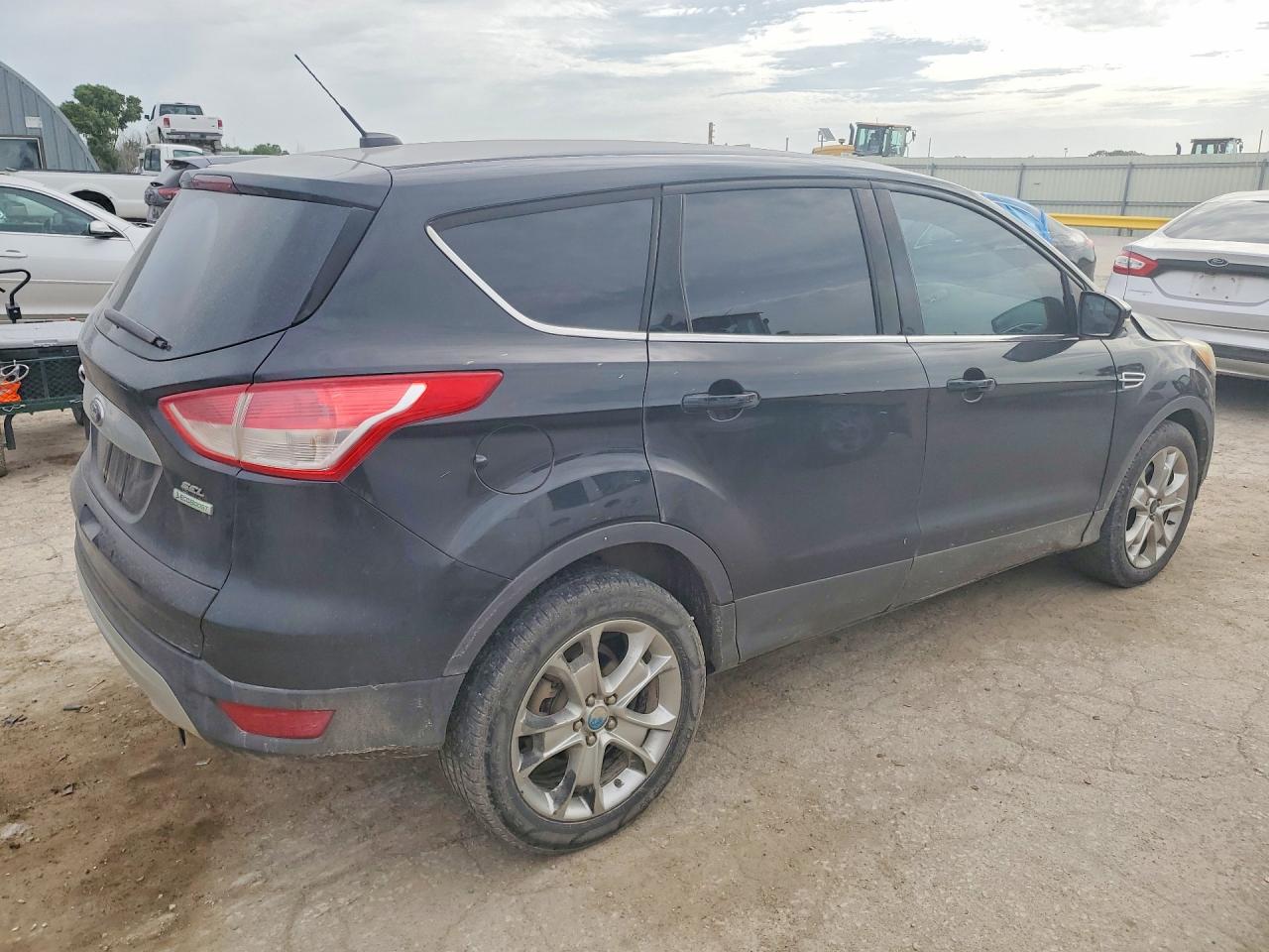 2013 Ford Escape Sel Black vin: 1FMCU0H9XDUC56399
