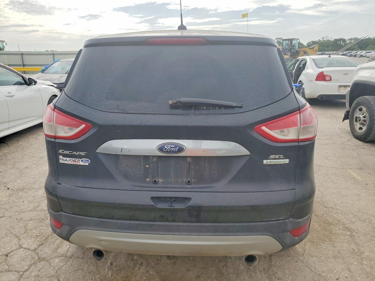 2013 Ford Escape Sel Black vin: 1FMCU0H9XDUC56399