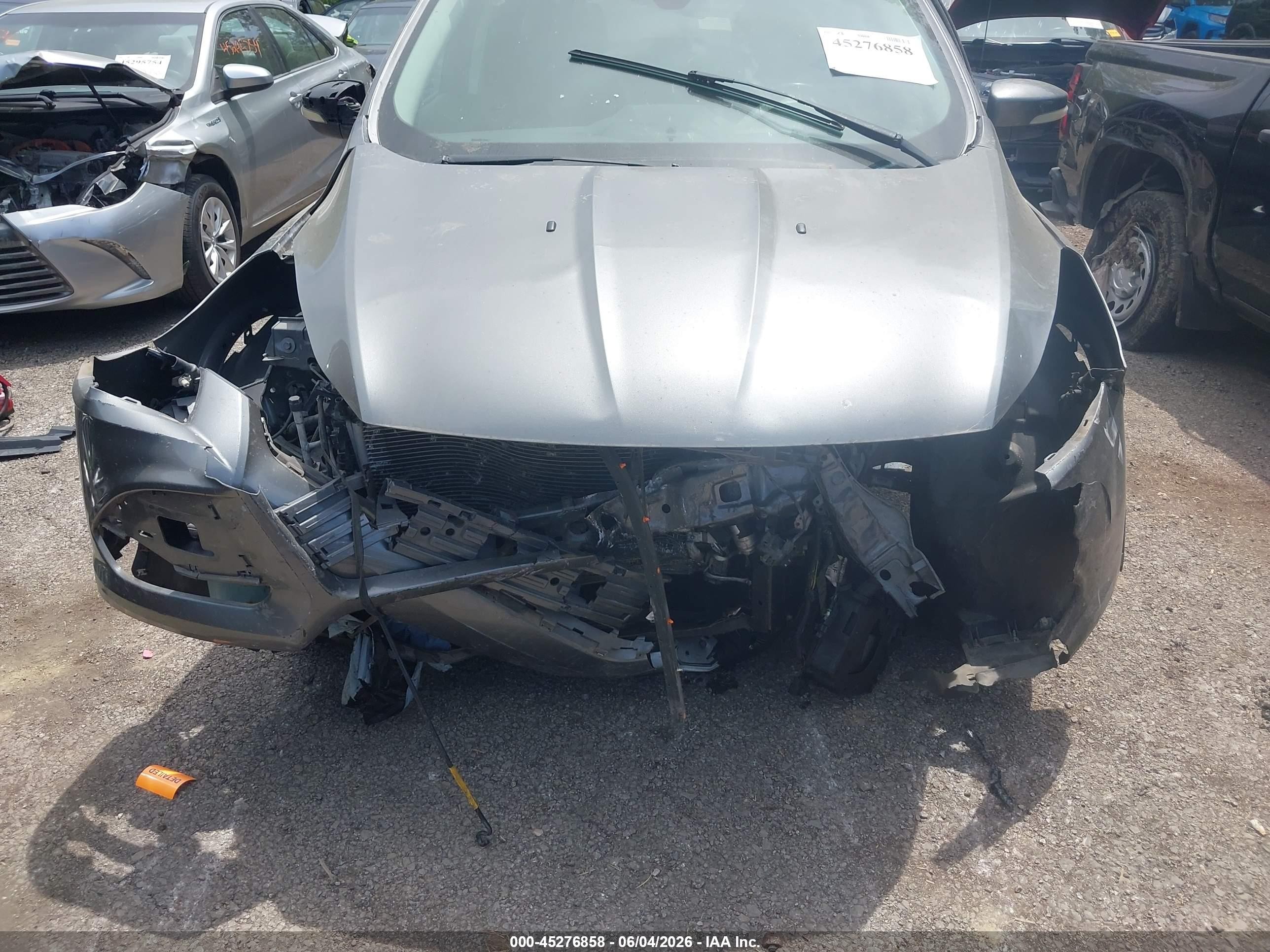 2013 Ford Escape Sel Gray vin: 1FMCU0H9XDUC72196
