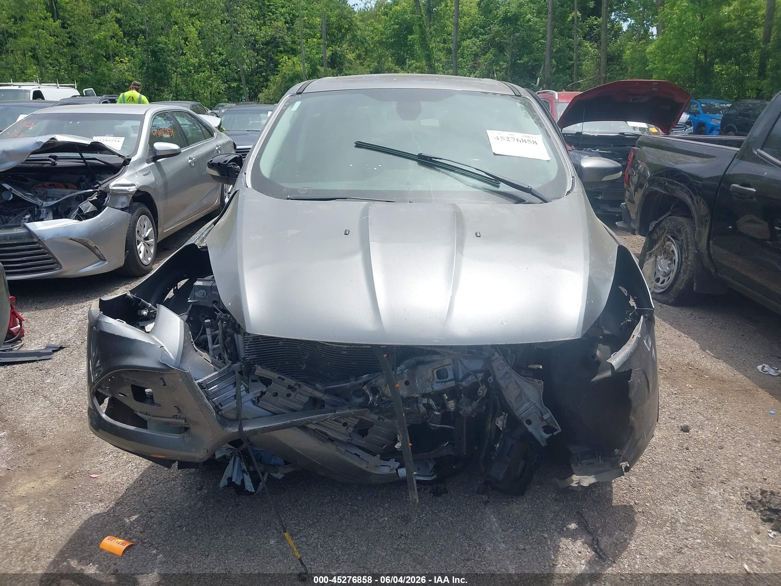 2013 Ford Escape Sel Gray vin: 1FMCU0H9XDUC72196