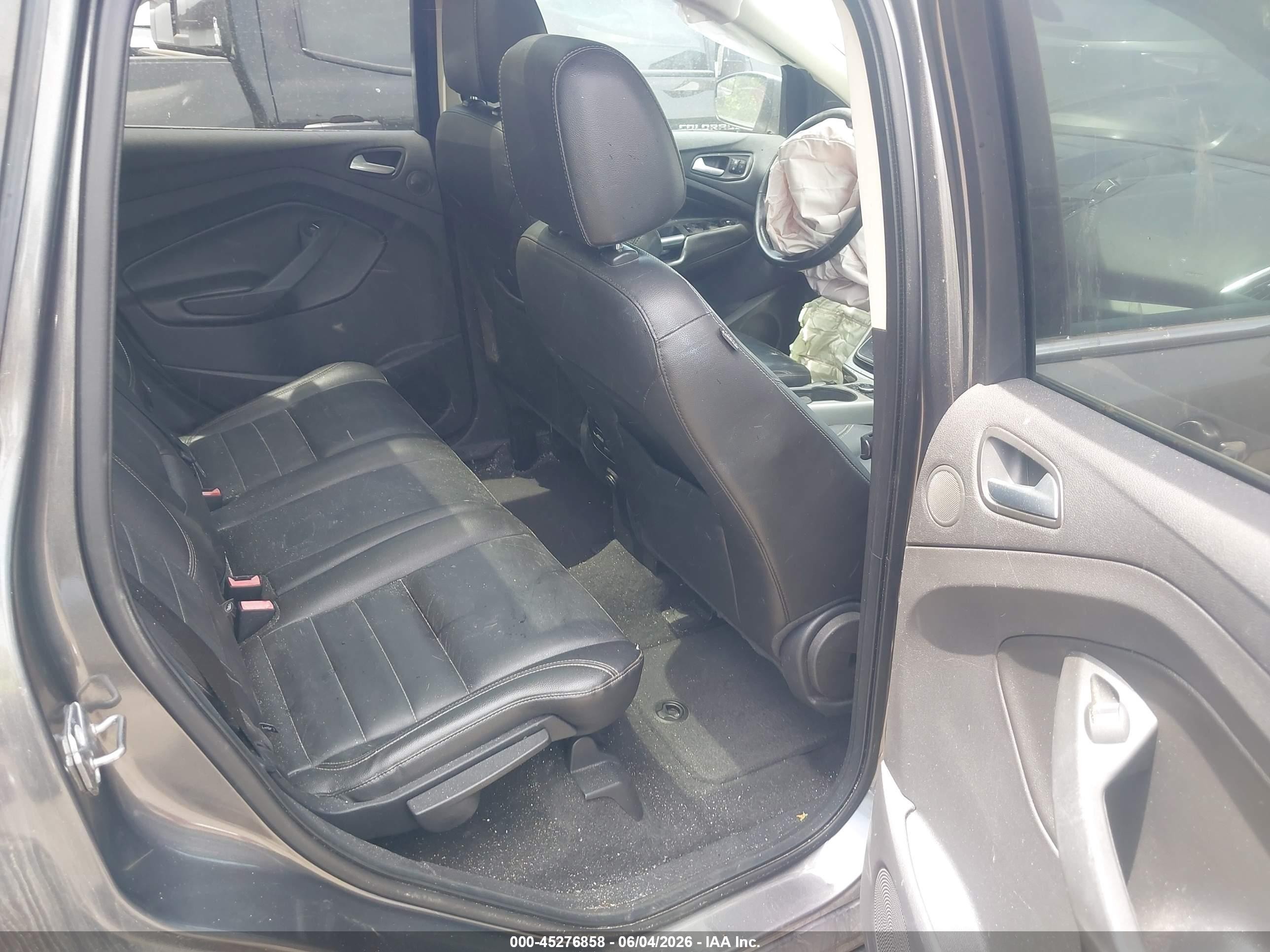 2013 Ford Escape Sel Gray vin: 1FMCU0H9XDUC72196
