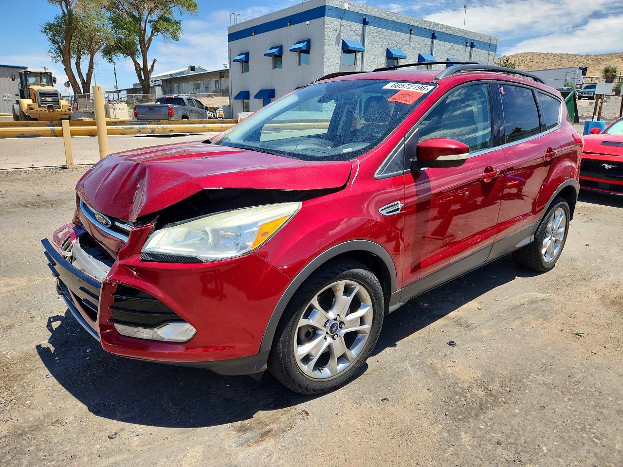 2013 Ford Escape Sel Red vin: 1FMCU0H9XDUC78435