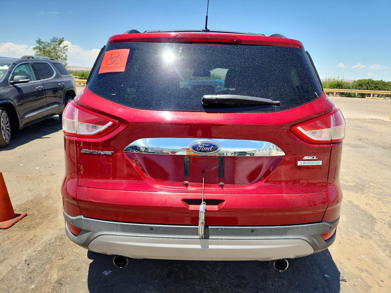 2013 Ford Escape Sel Red vin: 1FMCU0H9XDUC78435