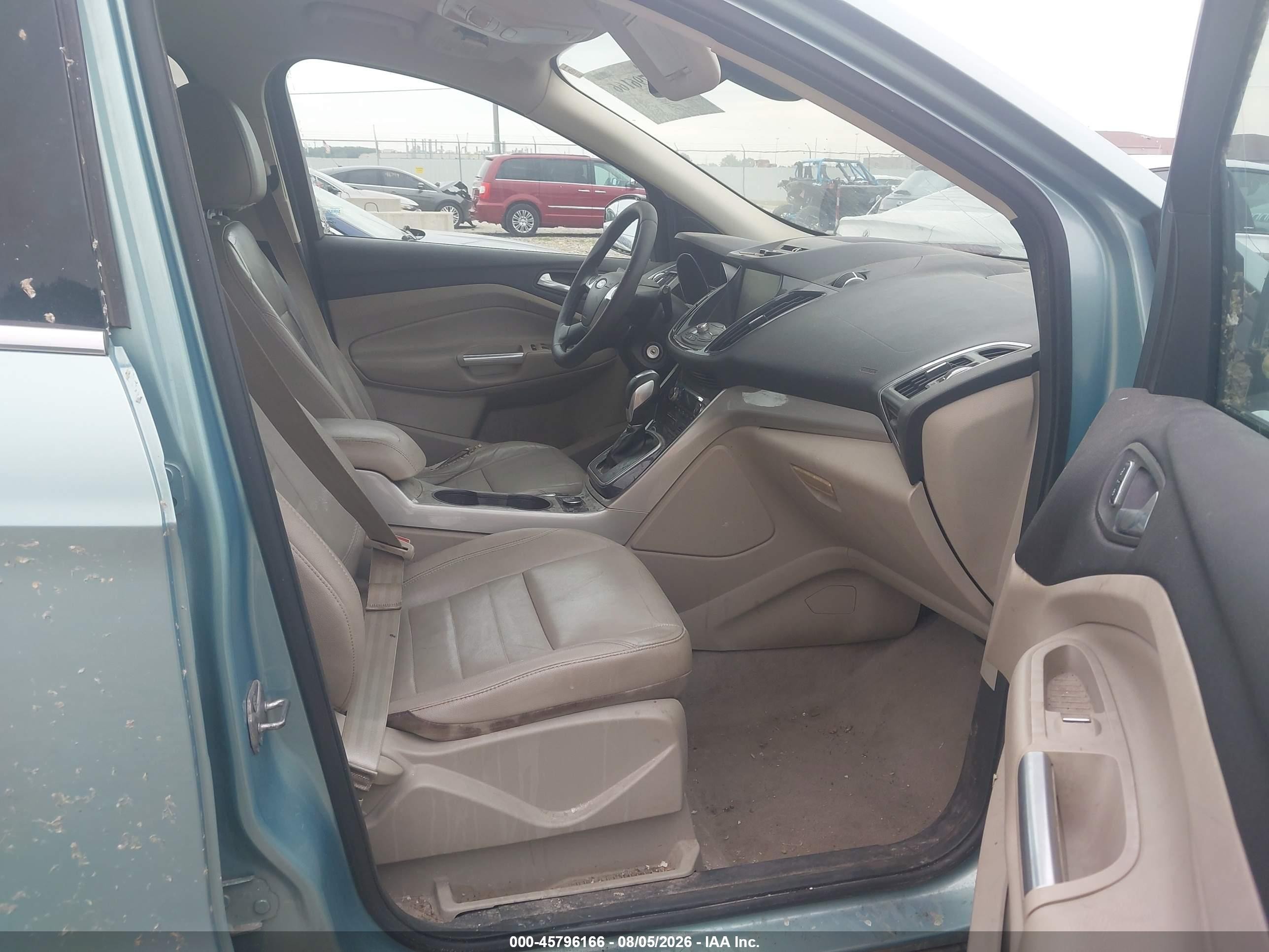 2013 Ford Escape Sel Teal vin: 1FMCU0H9XDUD34065