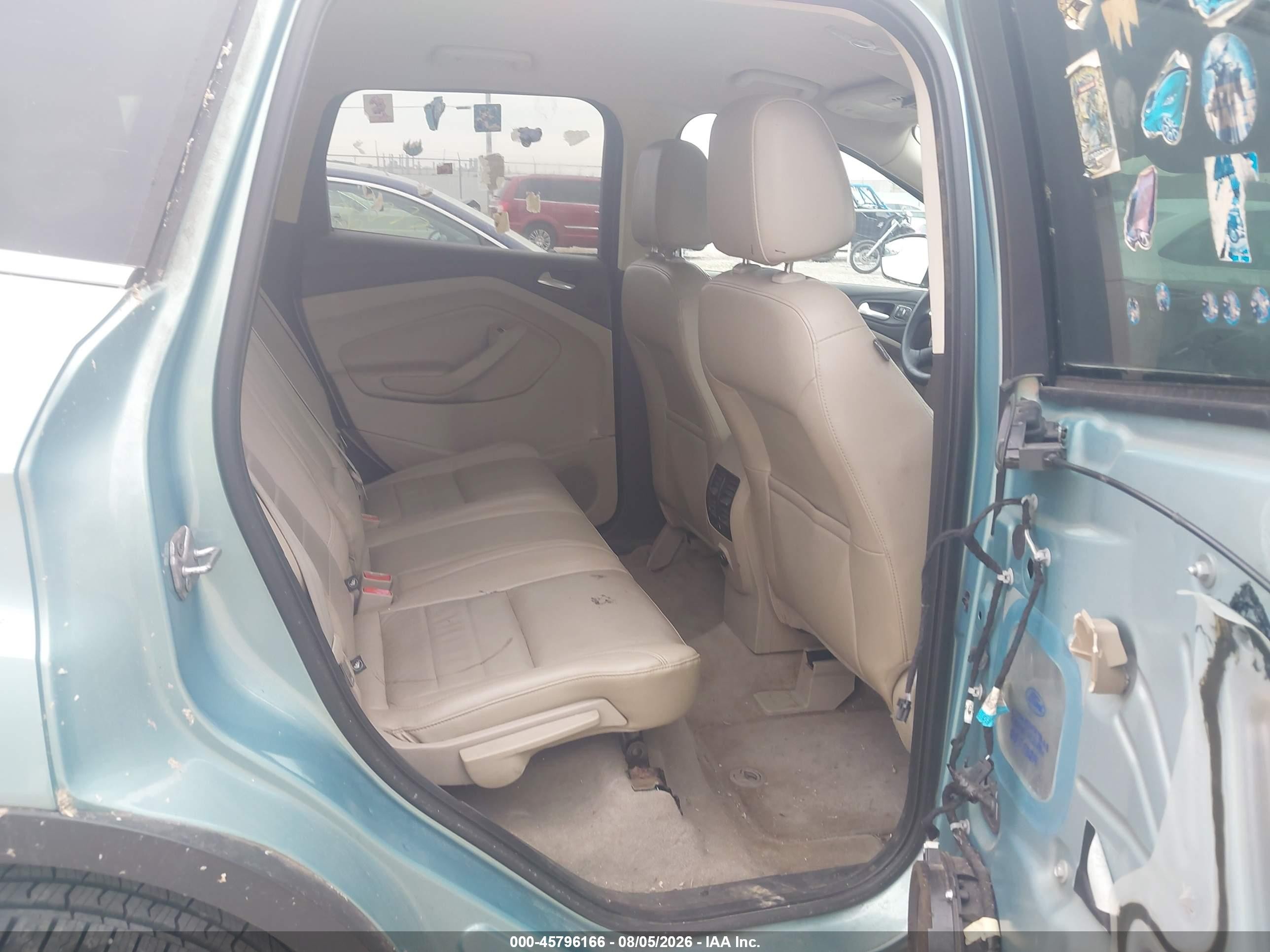 2013 Ford Escape Sel Teal vin: 1FMCU0H9XDUD34065
