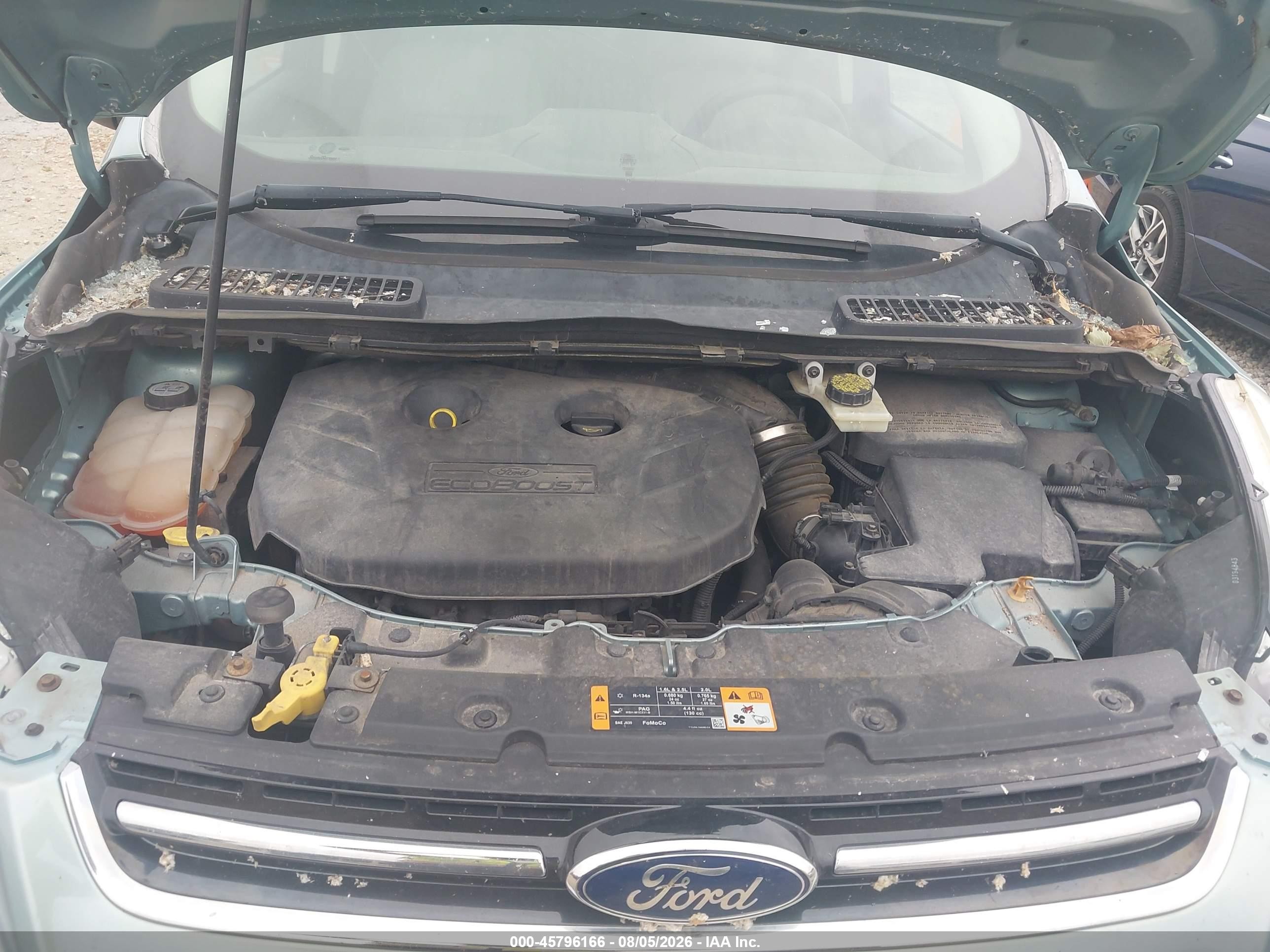 2013 Ford Escape Sel Teal vin: 1FMCU0H9XDUD34065
