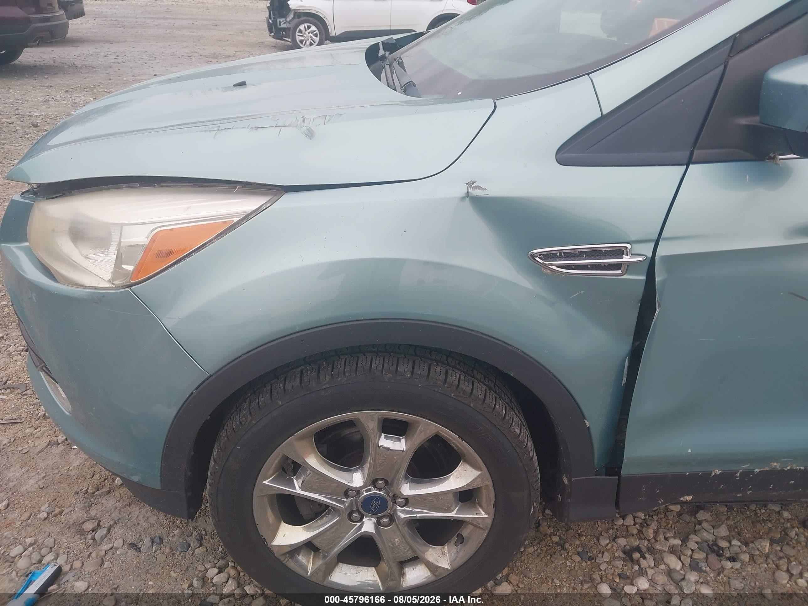 2013 Ford Escape Sel Teal vin: 1FMCU0H9XDUD34065