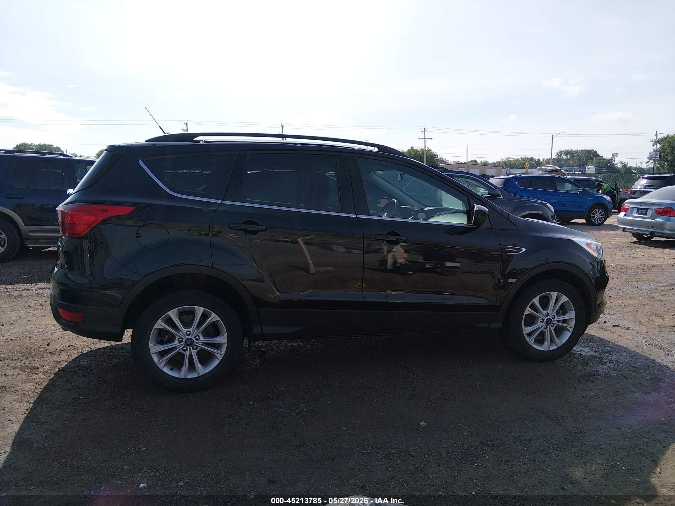2019 Ford Escape Sel Black vin: 1FMCU0HD0KUB59956