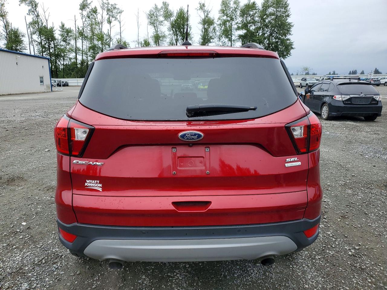 2019 Ford Escape Sel Red vin: 1FMCU0HD1KUA88959